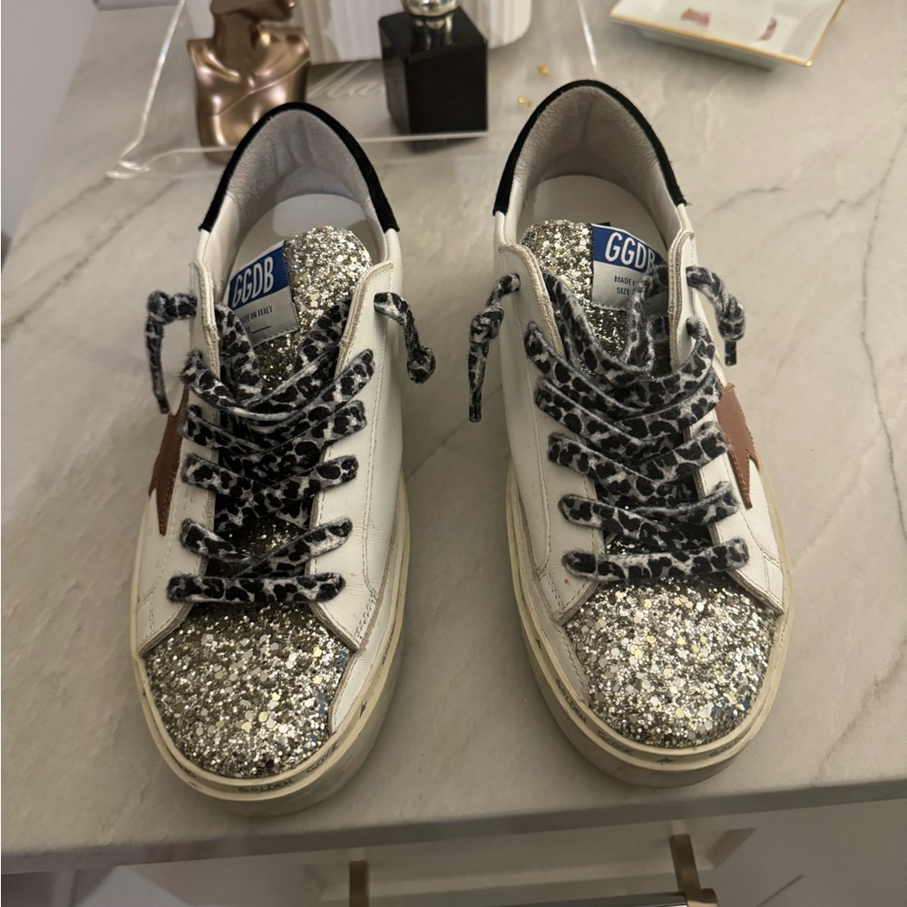 Glitter Hi Star Golden Goose Sneakers